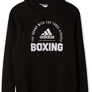 adidas Community 21 Hoody Boxing Sweatshirt, Blackwhite, 164 Unisex