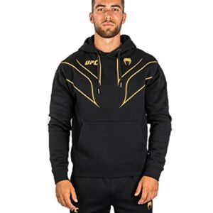 Venum UFC Fight Night 2.0-Sudadera con Capucha para Hombre, Negro y Dorado, M