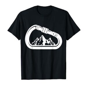 Montañismo Roca Montaña - Escalar Montañista Escalador Camiseta