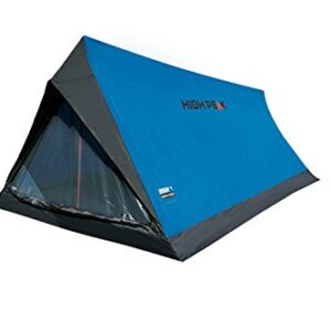 High Peak Minilite Tienda, 2 Personas, Playa, Unisex Adulto, Azul/Gris, 200 x 120/100 x 90/60 cm