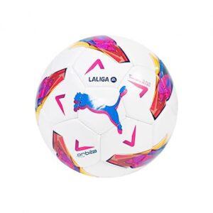 PUMA Orbita LaLiga 1 MS Mini Soccer Ball, Unisex, White