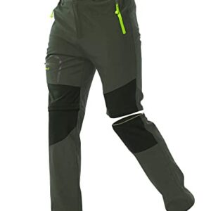 ZOEREA Pantalones Aire Libre de Hombre Convertible Pantalones Cortos Trekking Montaña Escalada Senderismo Secado Rápido Pantalón Funcionales