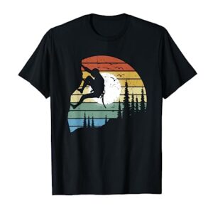 Vintage Climbing Boulder Montañismo Escalador Camiseta