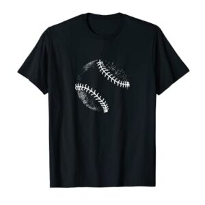 Silueta de béisbol, pelota de béisbol Camiseta