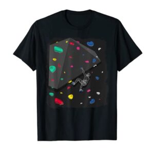 Escalar Boulder Wall Escalador De Roca Boulder Camiseta