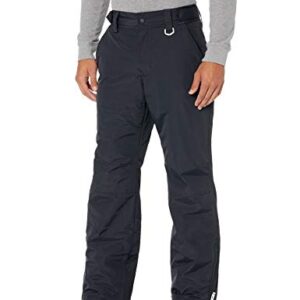 Amazon Essentials Pantalón para la Nieve Aislante y Resistente al Agua Hombre, Negro, M
