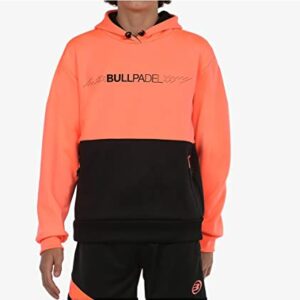 SUDADERA BULLPADEL IMBUI CORAL FLUOR JUNIOR
