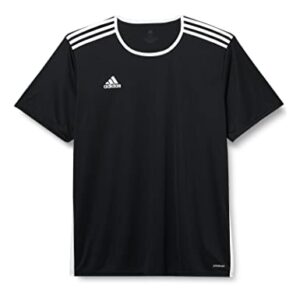 adidas Entrada 37 Camiseta de Manga Corta, Hombre, Negro (Black/White), M