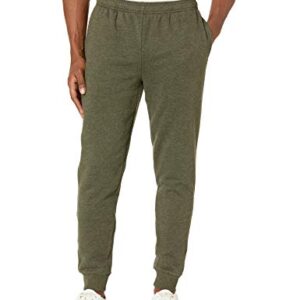 Amazon Essentials Jogger de Forro Polar Hombre, Verde Oliva, XXL