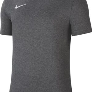 Nike M NK Dry PARK20 SS tee T-Shirt, Mens, Charcoal Heathr/White, L