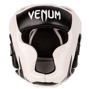 Venum Challenger-Casco de Boxeo, Unisex-Youth, Blanco/Negro, Small/Medium