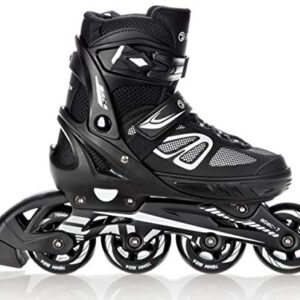 Patines en línea Advance Ajustables y modificables Negro, 35 a 39