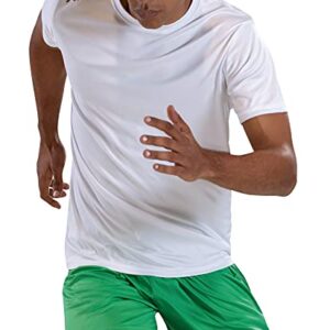 Asioka 130/16 Camiseta Deportiva, Unisex Adulto, Blanco, M