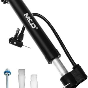 MCD Inflador Balones de Futbol con Aguja, Boquilla, Bomba de Manguera de Extensión, Inflador Pelotas para Rugby, Voleibol, y Otras, Ideal Hinchador Balones Baloncesto Football Pump Hinchador Pelota