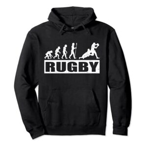 Evolución Rugby Deportes Divertido Sudadera con Capucha