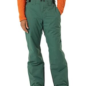 Amazon Essentials Pantalón para esquiar con aislamiento impermeable Hombre, Verde, Bloque de Color, L