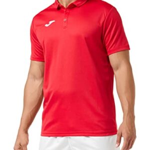 Joma Hobby, Polo para Hombre, Rojo (600), XL