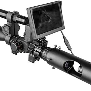 Cámara de Caza Visor Nocturno Mira telescópica Caza Óptica Mira táctica 850nm Infrarrojo LED IR Dispositivo de visión Nocturna a Prueba de Agua