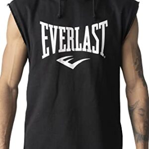 Everlast Meadown Sudadera Con Capucha Sin Mangas, Negro, XL