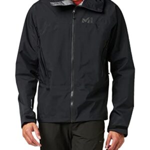 Millet - Kamel Light GTX JKT M - Chaqueta Hardshell para Hombre - Membrana Gore-Tex Impermeable - Alpinismo - Negro