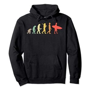Hacer Surf Evolución Retro Regalo Para Surfistas Sudadera con Capucha