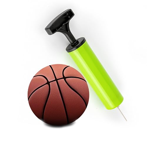 Inflador de Balones Sistema de Inflado Push & Pull con 5 Agujas para  Baloncesto