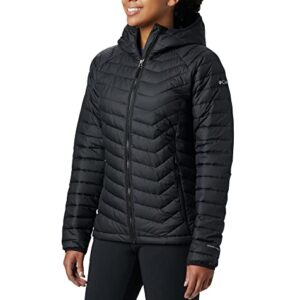 Columbia Mujer Chaqueta Acolchada Con Capucha, Black, L