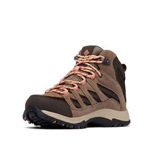 Columbia CRESTWOOD Zapatillas De Senderismo Y Trekking Mujer , Azul (Zinc x Dark Fuchsia), 42 EU