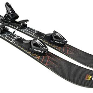 GPO Snowblade Hot Stamp - Esquís cortos, incluye fijaciones de seguridad Tyrolia SR10, 99 cm de longitud, para hombre y mujer