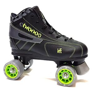 KRF Hockey Chronos Patines en Paralelo, Hombre, Negro/Verde, 29