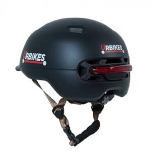 Urbikes HMSC50 Casco de protección para Patinete eléctrico o Scooter con luz Trasera (L)