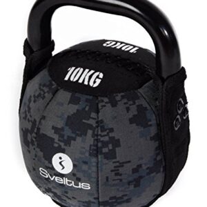 Sveltus Soft Kettlebells 10kg, Accessoire Cycle Unisex Adulto, Negro (Black), 10 Kg