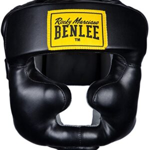 BENLEE Rocky Marciano Kopfschützer Full Protection - Casco de Boxeo, Color Negro, Talla l/XL