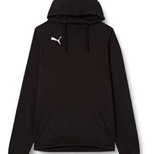 Puma Liga Casuals Hoody, Sudadera con Capucha para Hombre, Negro (Puma Black/Puma White), L