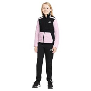 NIKE U NSW Futura Poly Cuff TS Traje de baño, Negro/Rosa Espuma/Blanco, 12-13 Años Unisex Niños
