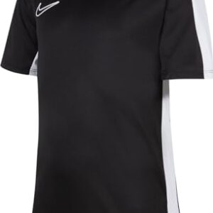 NIKE Short-Sleeve Soccer Top Y Nk DF Acd23 Top SS, Black/White/White, DR1343-010, M
