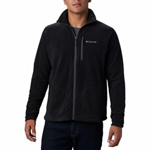 Columbia Fast Trek II Full Zip Fleece - Forro Polar para Hombre, Color Negro, Talla XL