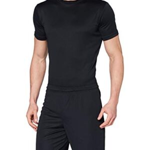 NIKE Park II Knit Short NB Pantalón Corto, Hombre, Black/Jersey Gold, L