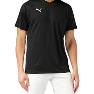 Puma Liga Core H Camiseta de Manga Corta, Hombre, Negro/Blanco Black White, XL