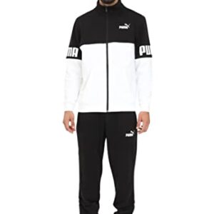 PUMA Power Colorblock Suit FL cl Sudadera, Hombre, Black, L