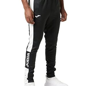 Joma Championship IV Pantalones, Hombre, Negro Blanco, L