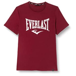 Everlast Sports, T-Shirt para Hombre, Rojo (Borgoña), M