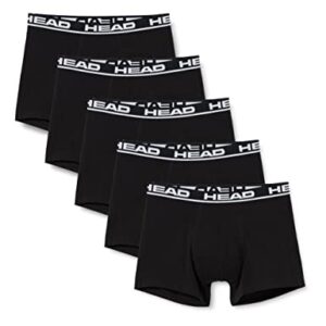 HEAD Boxer, Negro, XL (Pack de 5) para Hombre