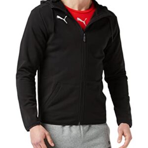 PUMA 655771 03 - Sudadera Hombre, Negro (Puma Black-puma White), S