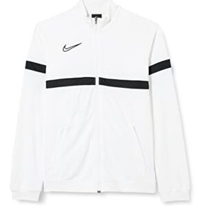 Nike Dri-Fit Academy 21 Chaqueta Deportiva, Niños, White/Black/Black/Black, M