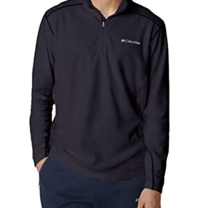 Columbia Klamath Range II Half Zip - Jersey de Forro Polar para Hombre, Color Negro, Talla L