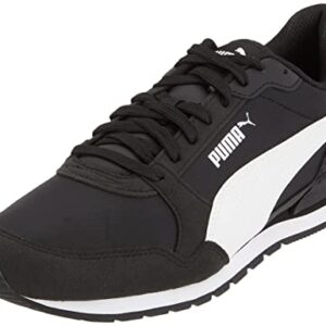 PUMA Unisex Adults' Fashion Shoes ST RUNNER V3 NL Trainers & Sneakers, PUMA BLACK-PUMA WHITE, 43