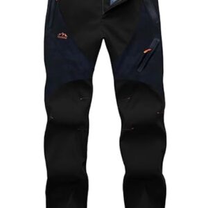 Pantalones tácticos Ligeros a Prueba de Viento Pantalones de Senderismo de Cintura Pantalones Trekking Hombre Impermeables Brent Pantalón Algodón Fino Elástico Senderismo y Trekking Hombre