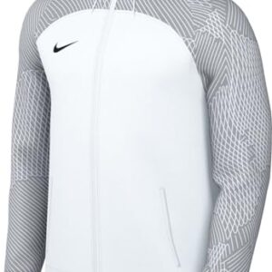 Nike DR2571-100 M NK DF STRK23 HD TRK JKT K Jacket Hombre WHITE/WOLF GREY/WHITE/(BLACK) Tamaño L