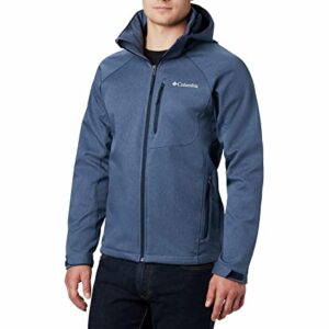Columbia Hombre Chaqueta De Softshell Cortavientos, Collegiate Navy Heather, M